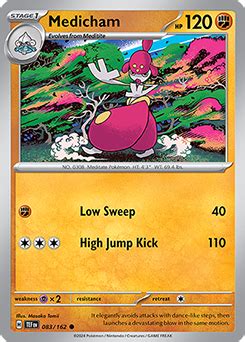 pokemon medicham card